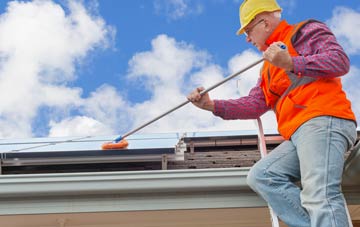 Wareside soft wash roof cleaning